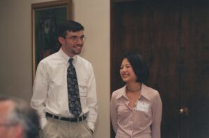 1998 25th Anniversary Steve Mansell ’99 and Yuen Chung ’96.